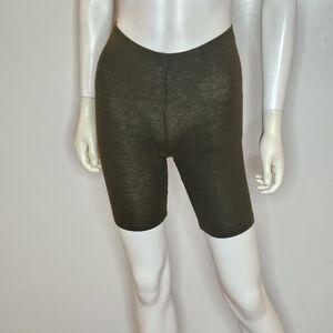 Bozzolo Cotton Olive Green Women's Shorts Size S